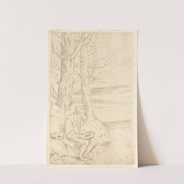 Blind Beggar (Le mendiant aveugle) by Alphonse Legros