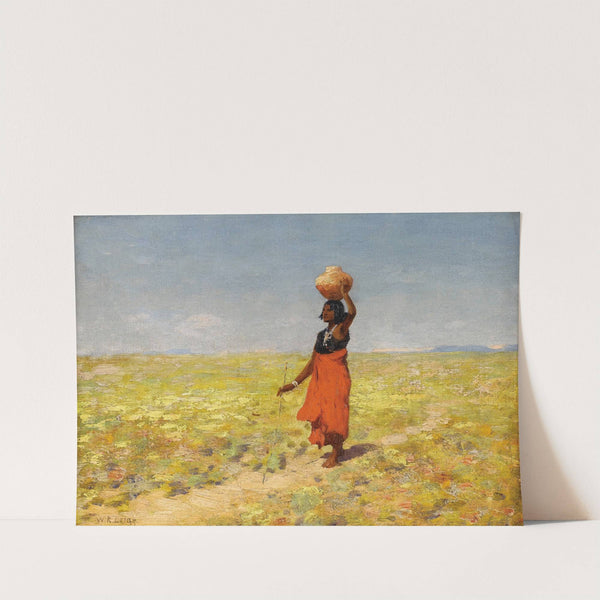 Blind Hopi Girl Returning from a Desert Watering Hole (1915) by William Robinson Leigh