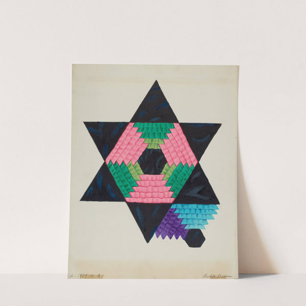 Block from Bedspread by Ruth M. Barnes