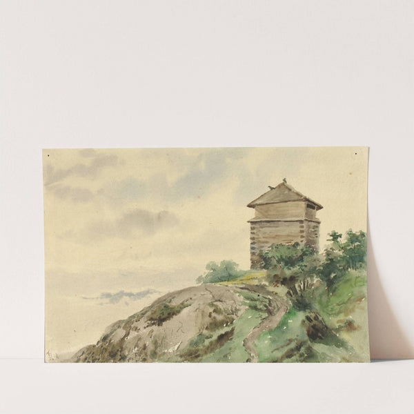 Block House, Alaska, 1887 by Theodore J. Richardson