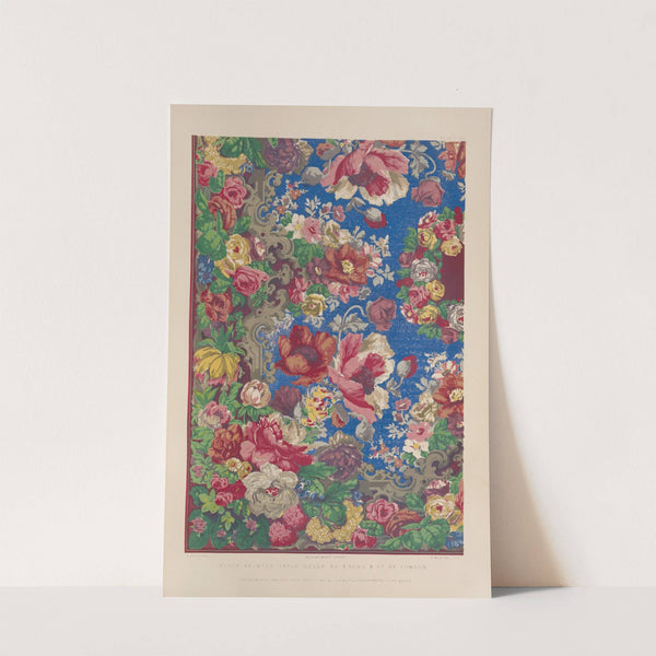 Block printed table cover by Matthew Digby Wyatt