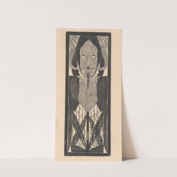 Bloemgezicht Twaalf houtsneden by Mathieu Lauweriks