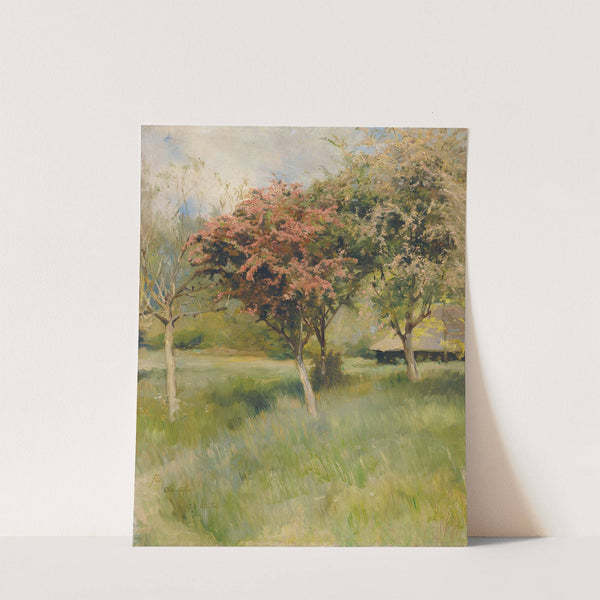 Blommande hagtorn (Vy från Chantilly) (1886) by Albert Edelfelt