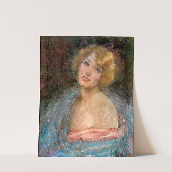 Blonde Girl with Boa (ca. 1927) by Alice Pike Barney