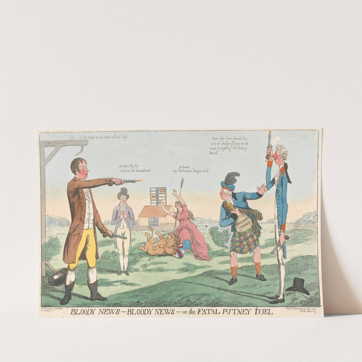 Bloody News - Bloody News - or the Fatal Putney Duel by Charles Ansell