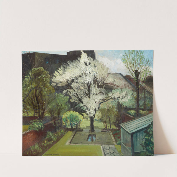 Blossom in a London garden by Robert Kirkland Jamieson