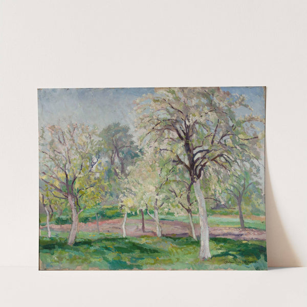 Blossoming orchard by Stefan Filipkiewicz