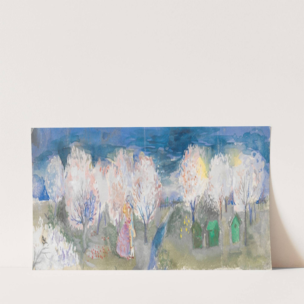 Blossoming orchard (1927) by Zygmunt Waliszewski
