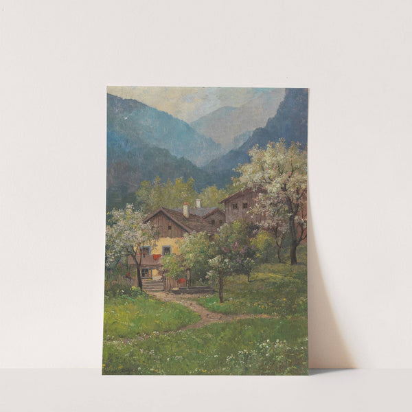 Blossoming Trees, Blossoming Lilac by Konstantin Stoitzner