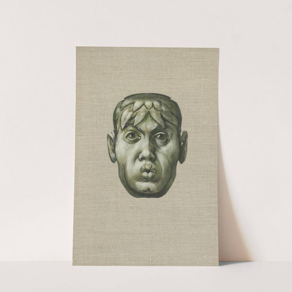 Blowing mask by Hans Thoma