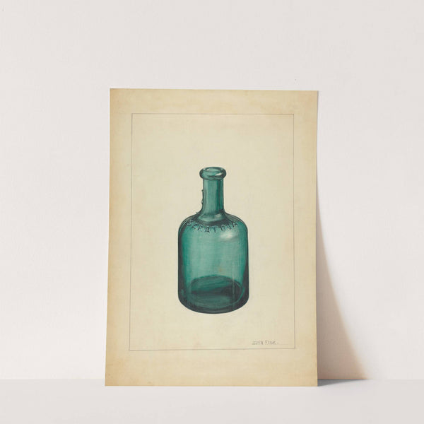 Blown Glass - Bottle by John Fisk