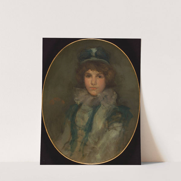 Blue and Coral; The Little Blue Bonnet (1898) by James Abbott McNeill Whistler