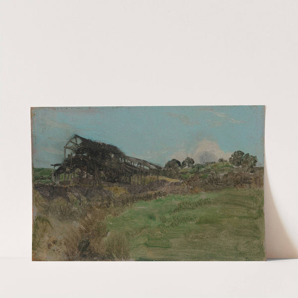 Blue and Emerald; Coal Mine (1883) by James Abbott McNeill Whistler