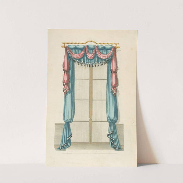 Blue and Red drapery by Thomas Sheraton