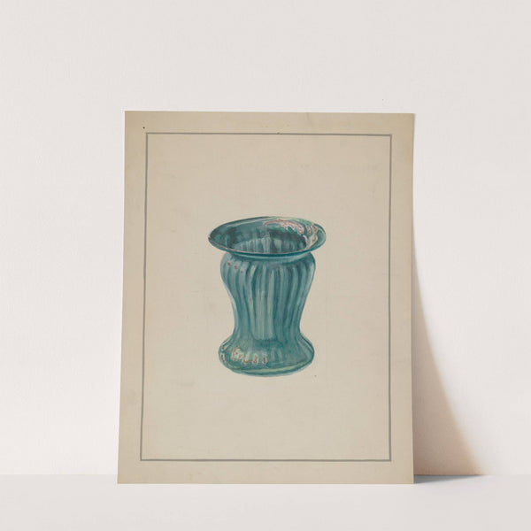 Blue-Green Vase by Marcus Moran