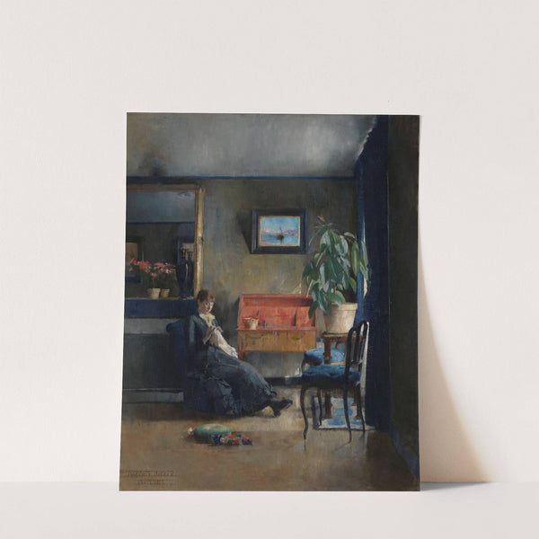 Blue Interior by Harriet Backer