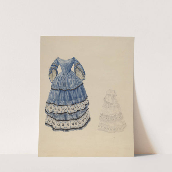 Blue Silk Dress by Joseph L. Boyd