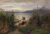 Blumengarten und Fischer auf der Fraueninsel