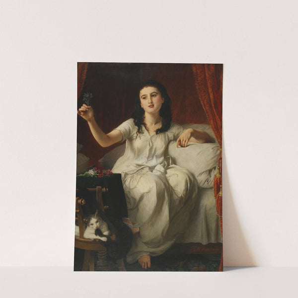 Blumengruß am Morgen by Johann Baptist Reiter