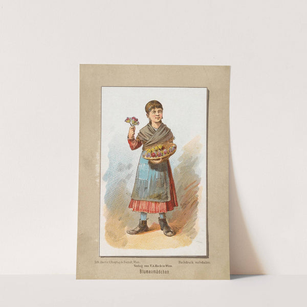 Blumenmädchen (1880) by Ladislaus Eugen Petrovits