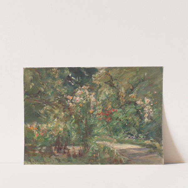 Blumenstauden im Nutzgarten nach Nordwesten (1929) by Max Liebermann