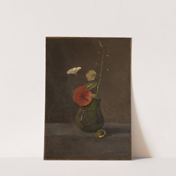 Blumenstilleben im grünen Krug by Odilon Redon