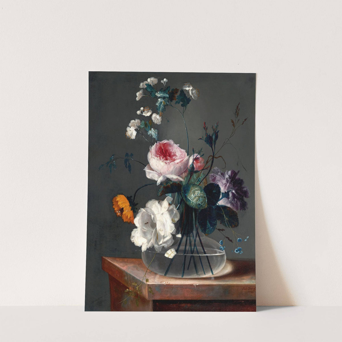 Blumenstillleben by Johann Baptist Drechsler
