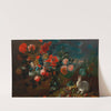 Blumenstillleben mit Kaninchen (around 1710) by Franz Werner von Tamm