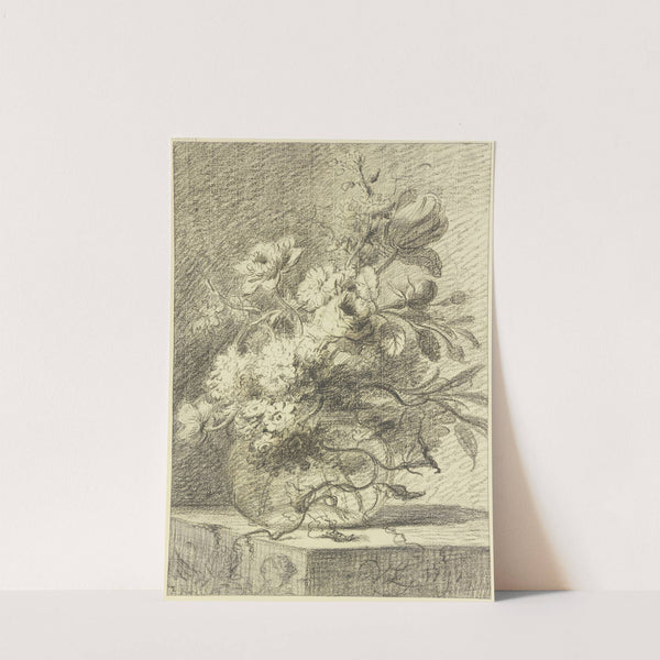 Blumenstrauß in einer Vase by Willem van Leen