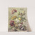 Blumenstrauß in einer Vase mit Basrelief von Mohn, Rosen, Tulpen, quer über der Vase hängt eine geknickte Nelke by J. H. Van Loon