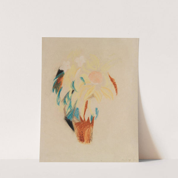 Blumentopf (groß) (1913) by August Macke