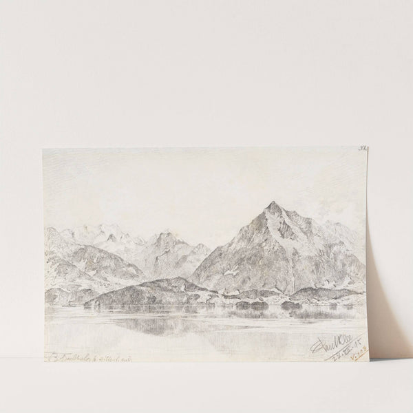 Blümlisalp von Hilterfingen aus (1895) by Paul Klee