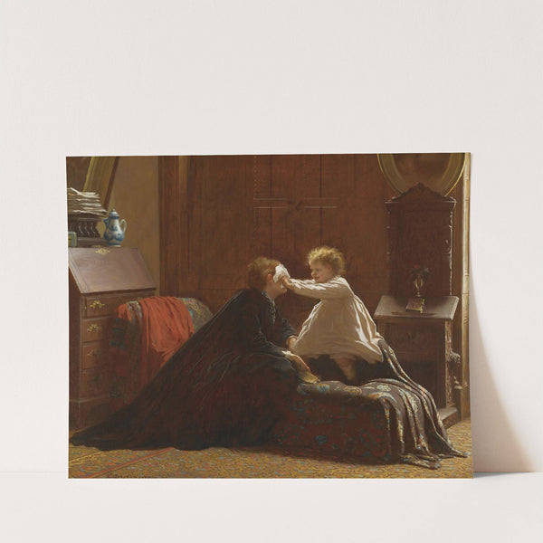 Bo Peep (The Peep) (1872) by Eastman Johnson