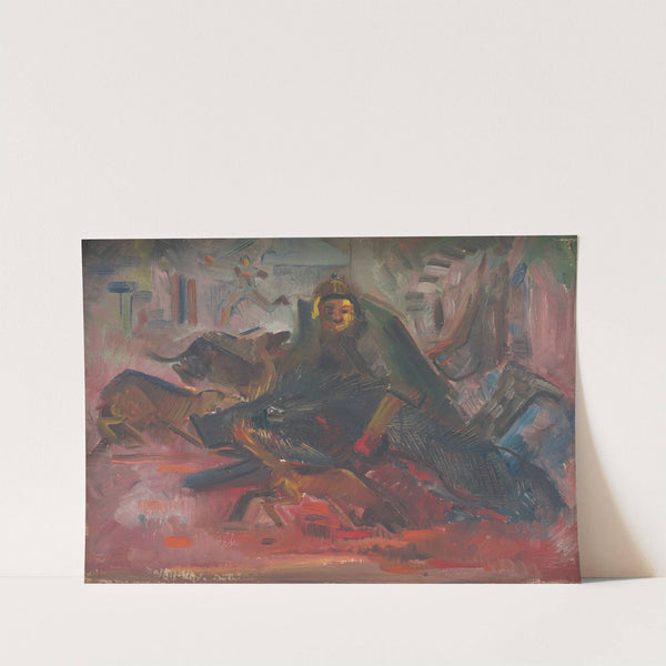 Boar Hunt by Arnold Peter Weisz-Kubínčan