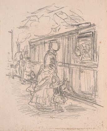 Boarding a Train