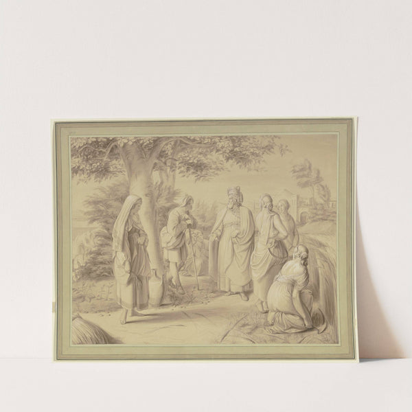 Boas and Ruth by Moritz Daniel Oppenheim