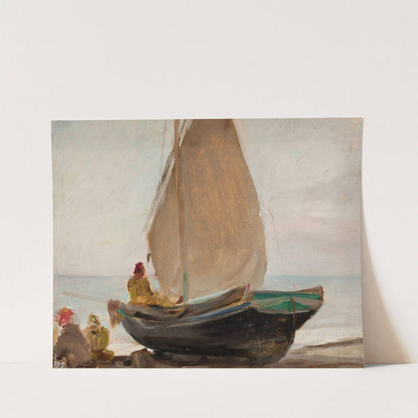Boat – Alupka. From the journey to Crimea (between 1887 and 1899) by Jan Ciągliński