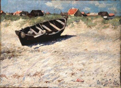 Boat at Skagen’s South Beach