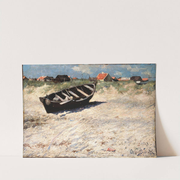 Boat at Skagen's South Beach by Oscar Björck