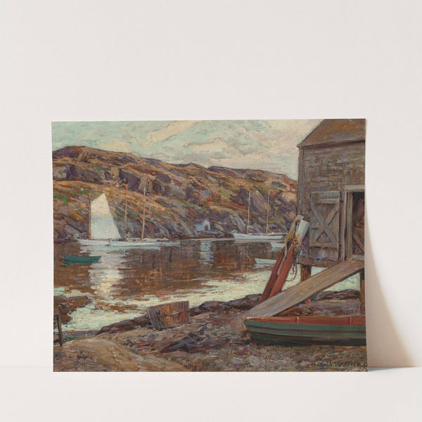 Boat Shed by Wilson Henry Irvine