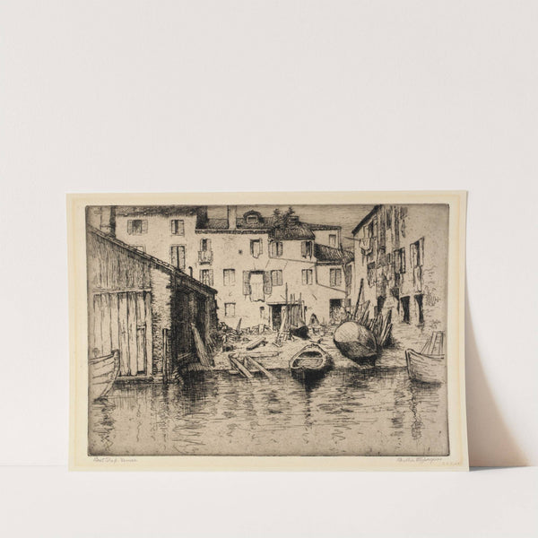 Boat Shop, Venice by Bertha Jaques