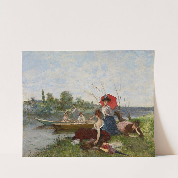 Boating by Francesc Miralles i Galaup