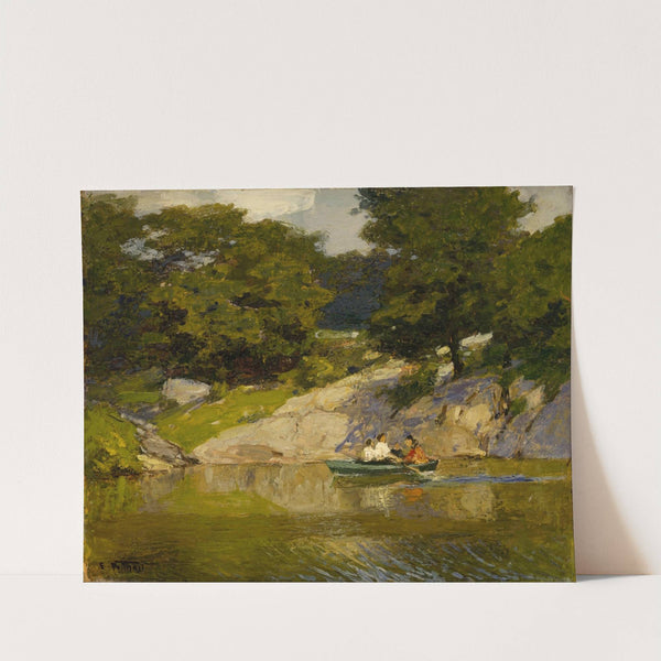Boating in Central Park (1900-1905) by Edward Henry Potthast