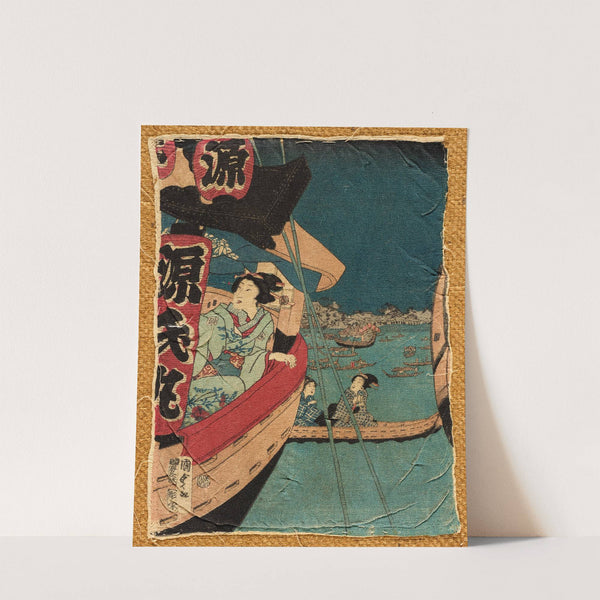 Boating on the Sumida River by Utagawa Kunisada II