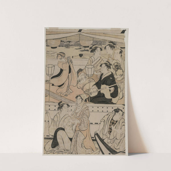 Boating Party on the Sumida River by Torii Kiyonaga