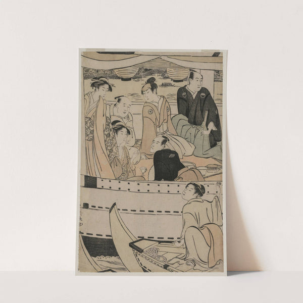 Boating Party on the Sumida River by Torii Kiyonaga