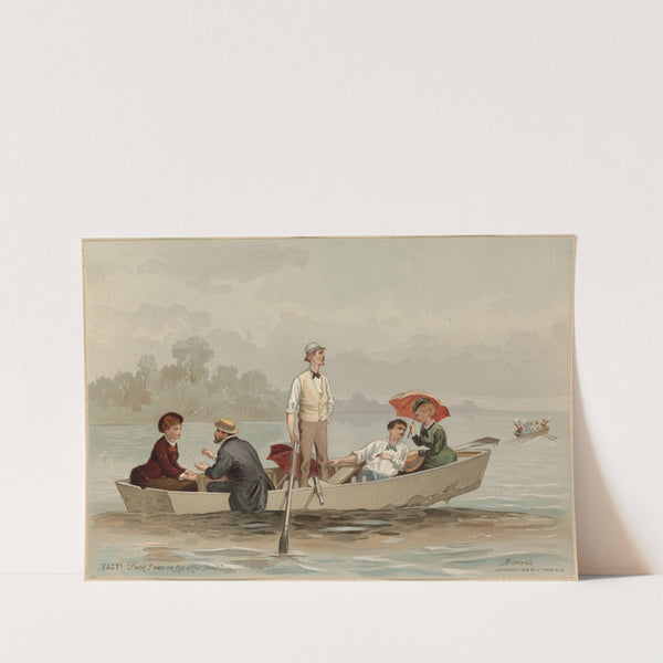 Boating scene by Edmund Birckhead Bensell