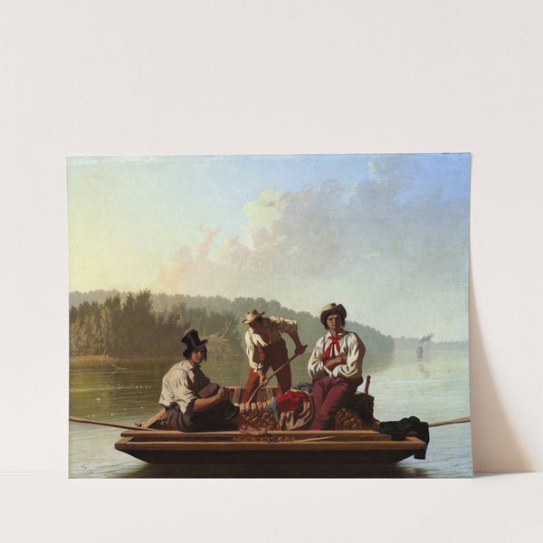 Boatmen on the Missouri by George Caleb Bingham