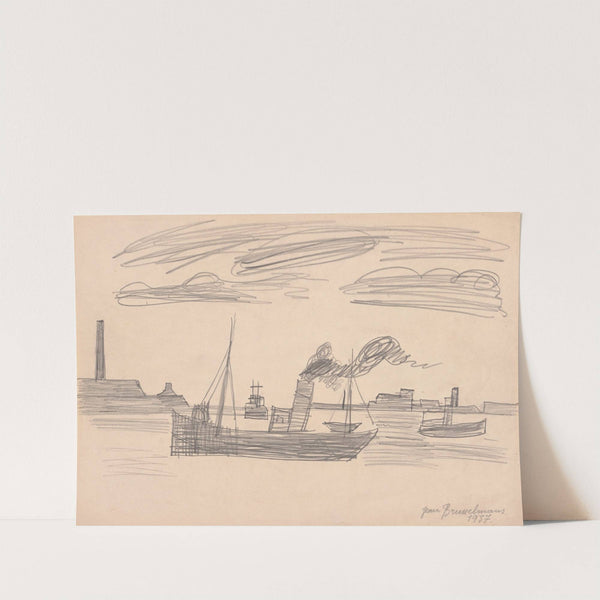 Boats (1937) by Jean Brusselmans