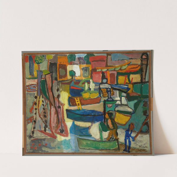 Boats at Collioure by Sasza Blonder